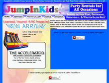 Tablet Screenshot of jumpinkids.net